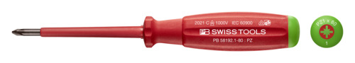 Pozidriv-Schraubenzieher PB 58192 VDE SwissGrip Gr. 1 80 mm