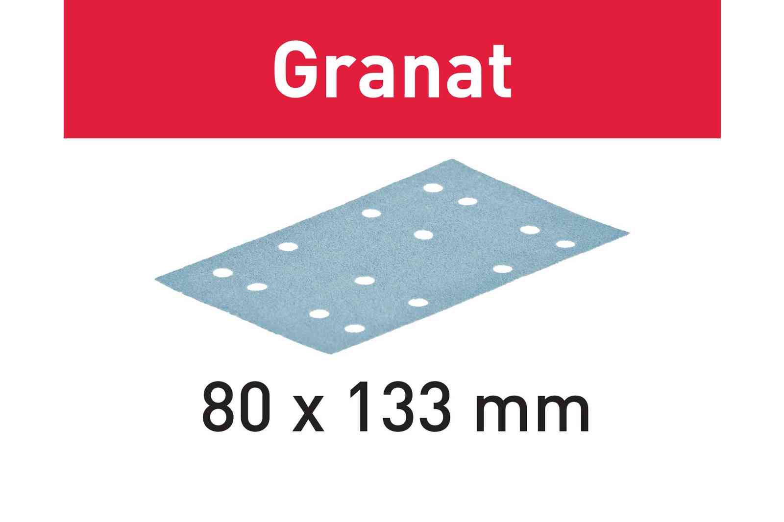 Schleifstreifen Granat STF 80x133 P180 GR/10
