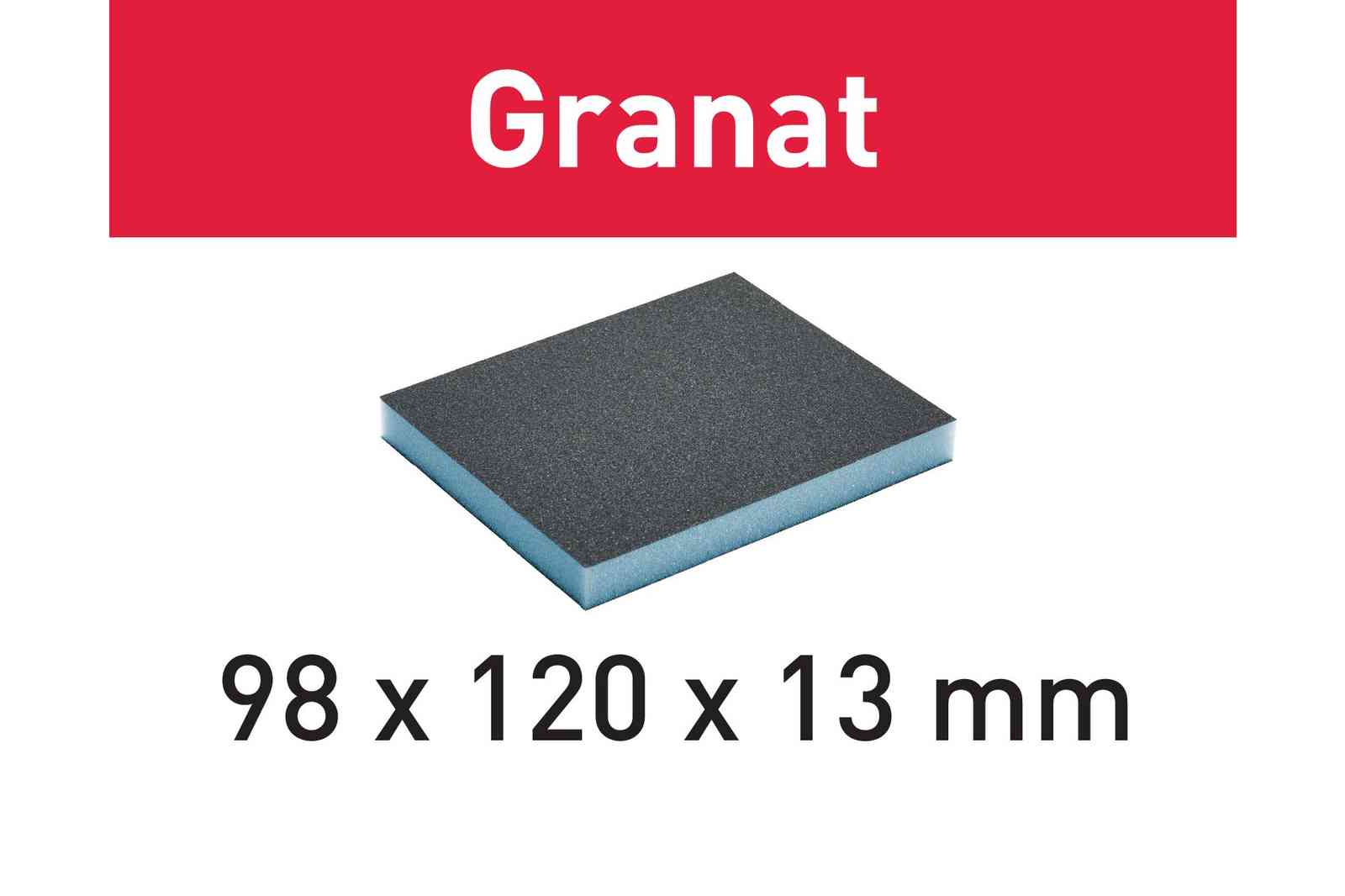 Schleifschwamm Granat 98x120x13 60 GR/6