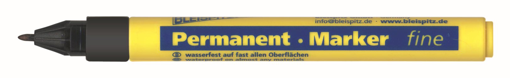 Bleispitz Permament-Marker fine 1 mm schwarz